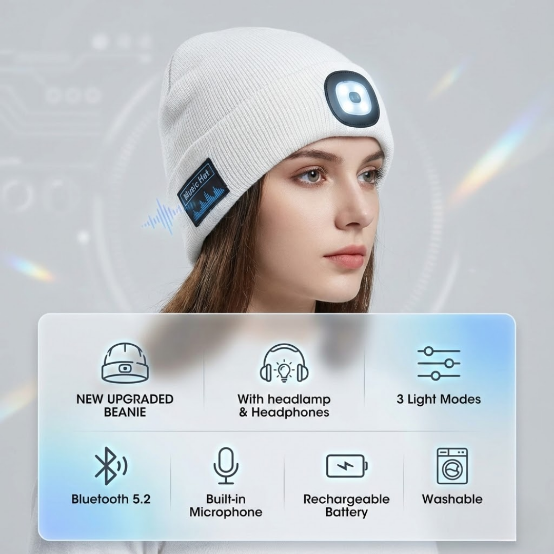LumaSound™ 3-in-1 LED Bluetooth Beanie