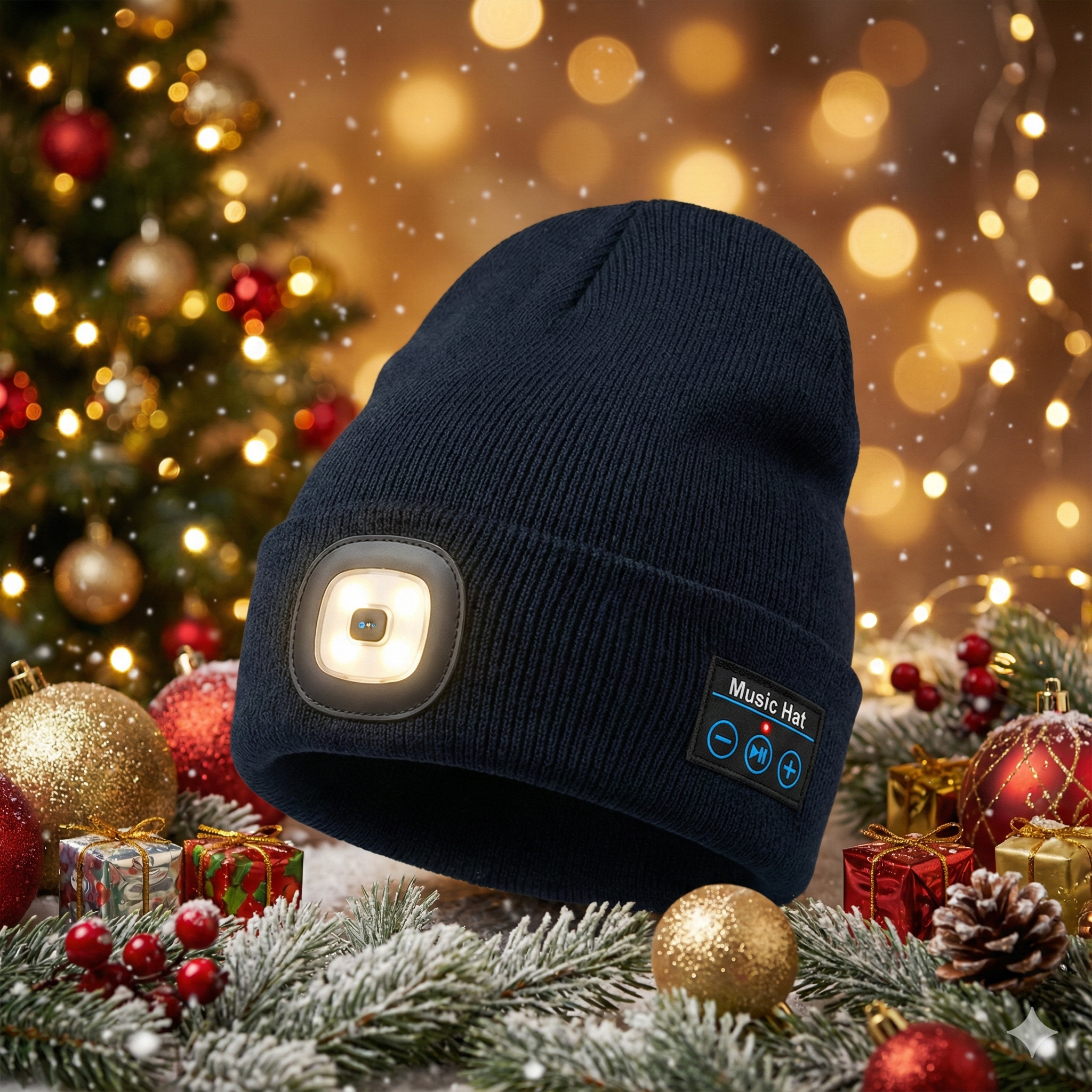 LumaSound™ 3-in-1 LED Bluetooth Beanie