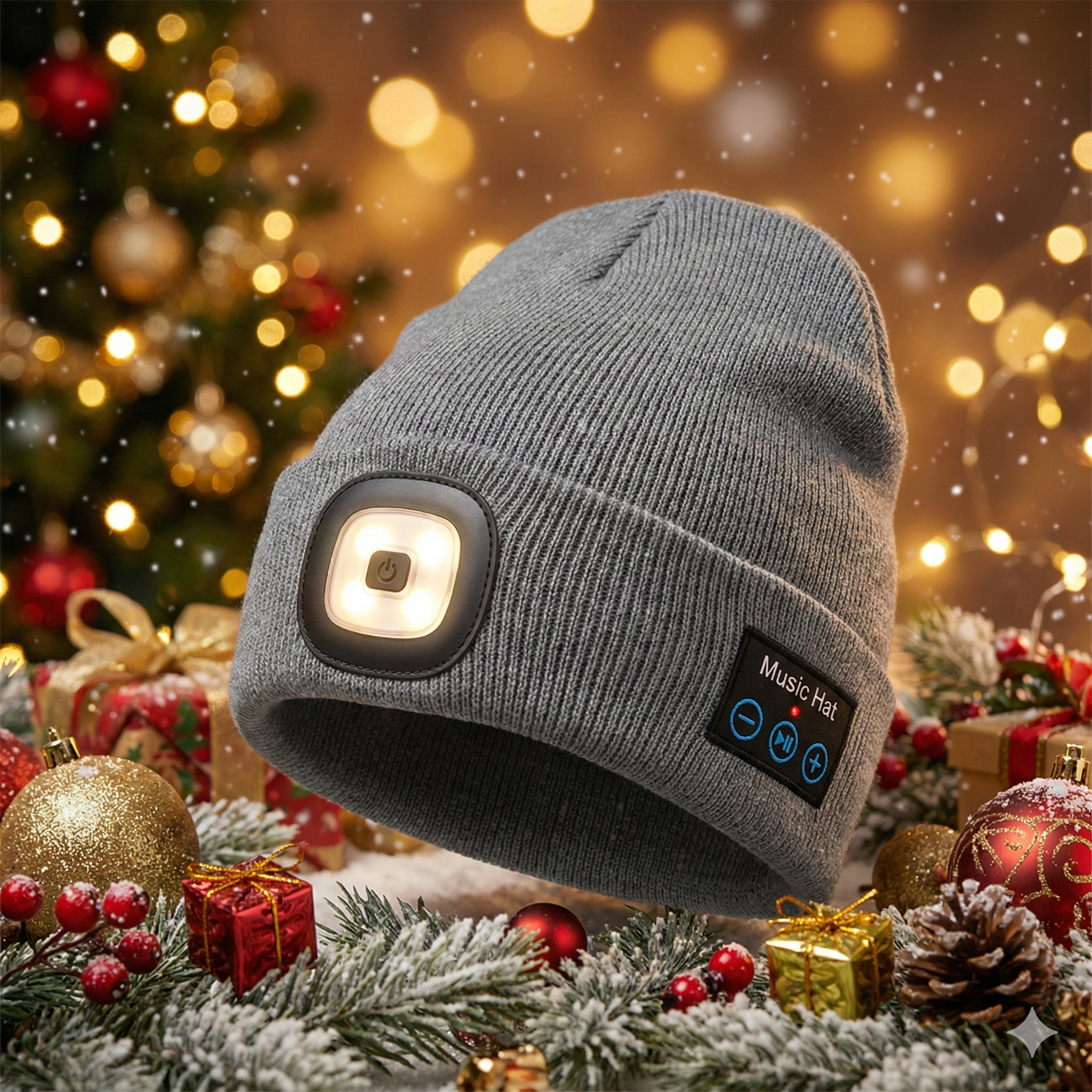 LumaSound™ 3-in-1 LED Bluetooth Beanie