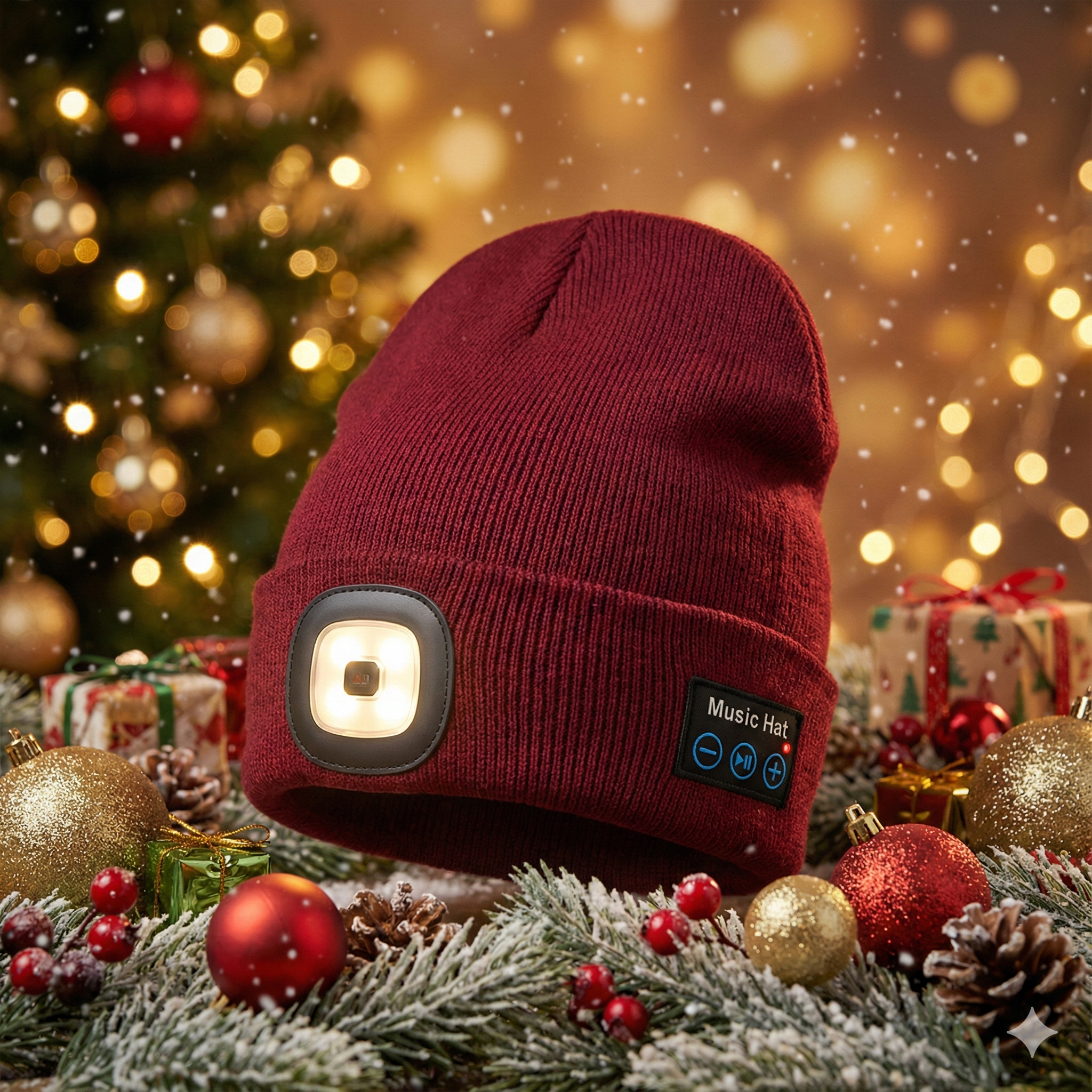 LumaSound™ 3-in-1 LED Bluetooth Beanie