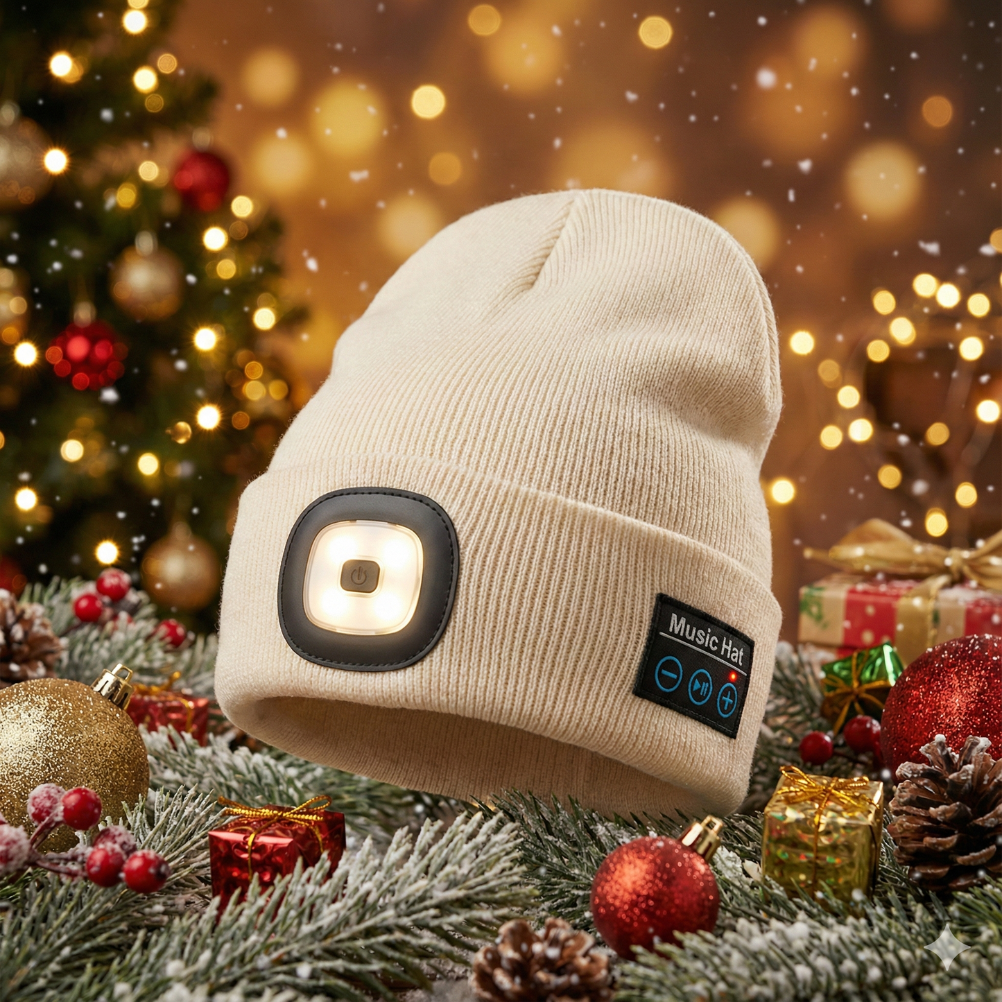 LumaSound™ 3-in-1 LED Bluetooth Beanie
